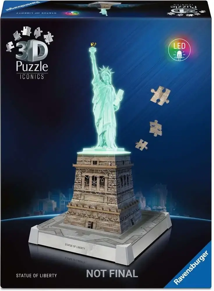 Iconics Statue of Liberty w. Light 108p