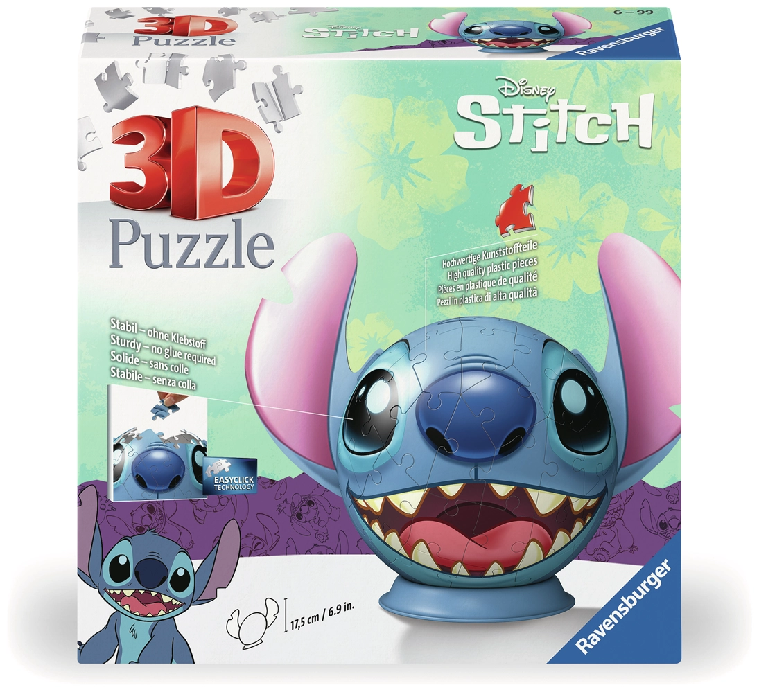 Puzzle-Ball Stitch mit Ohren
