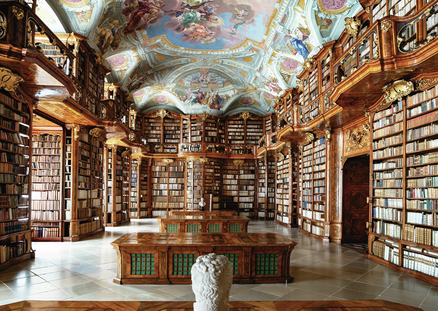 Library at St. Floria Monastery