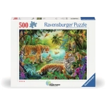 Tiger Family in the Oasis