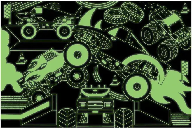 Monster Trucks - Glow in the Dark