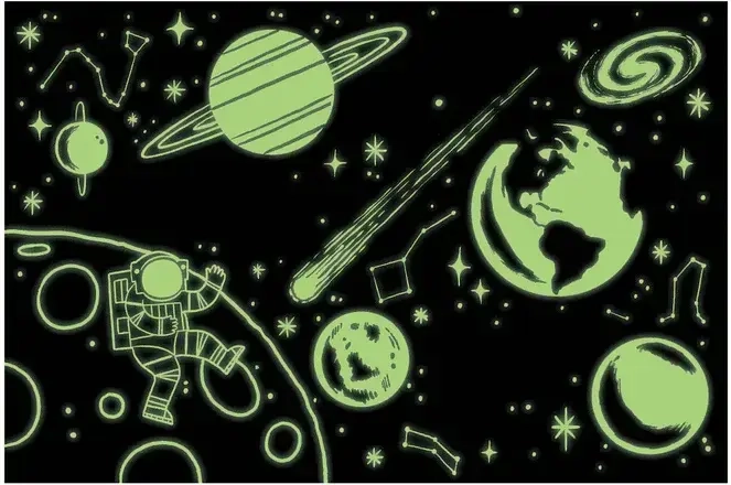 Outer Space - Glow in the Dark