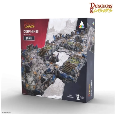 Dungeons & Lasers Deep Mines Prepainted