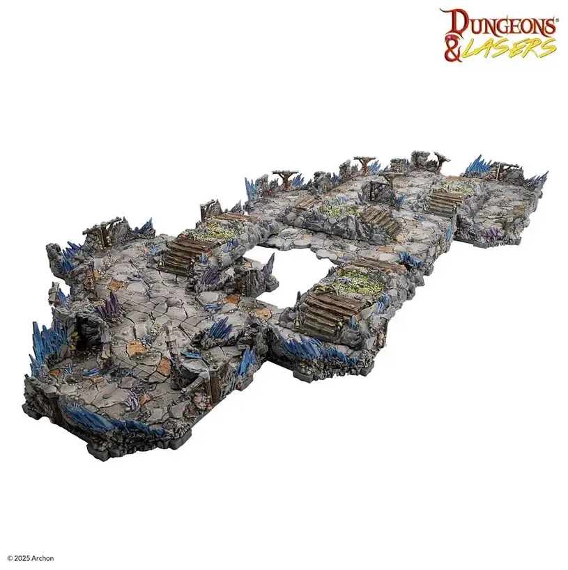 Dungeons & Lasers Deep Mines Prepainted