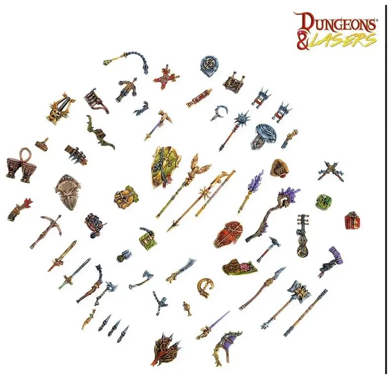 Dungeons & Lasers Adventurers Gear Set