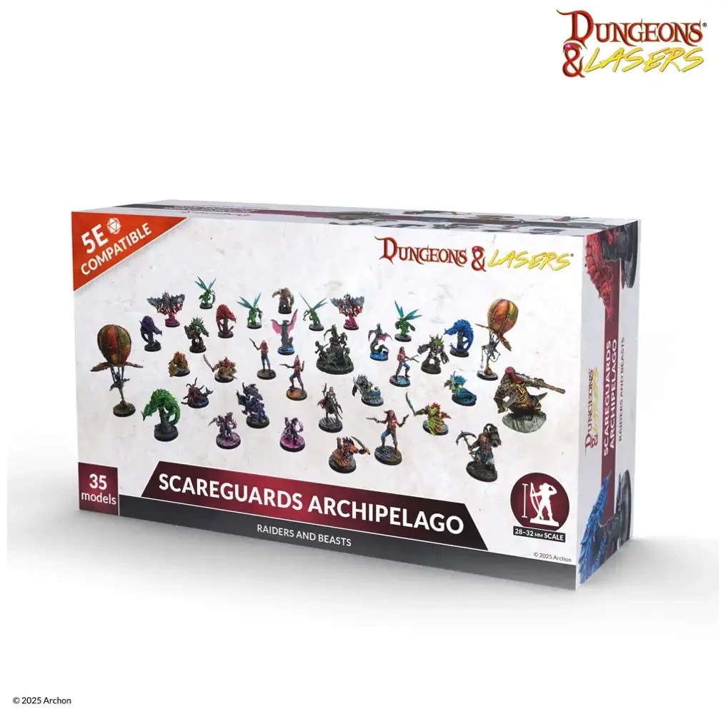 Dungeons & Lasers Raiders & Beasts of Scareguards Archipelago
