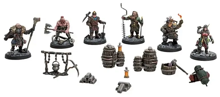 Dungeons & Lasers Dwarven Miners