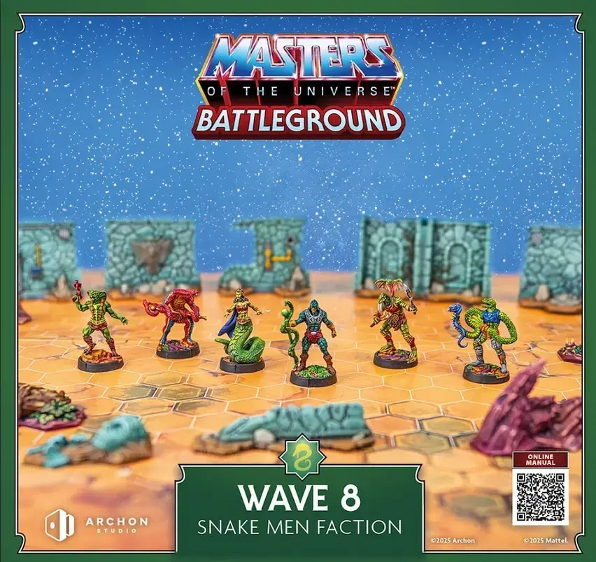 Masters of the Universe - Battleground Wave 8 Snake Men Faction - Erweiterung - DE