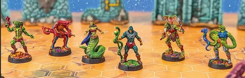Masters of the Universe - Battleground Wave 8 Snake Men Faction - Erweiterung - DE