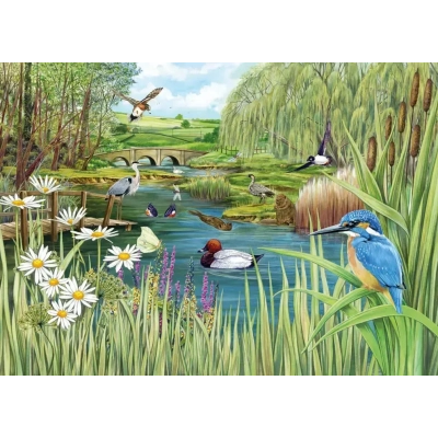 Tiere am Flussufer