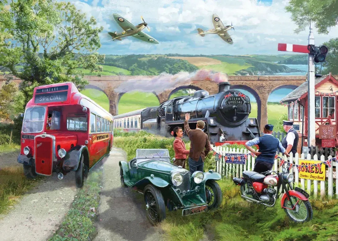 Nostalgie am Bahnübergang