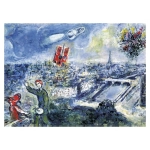 Ansicht von Paris -  Marc Chagall