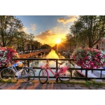 Romantischer Sonnenuntergang in Amsterdam Romantischer Sonnenuntergang in Amsterdam