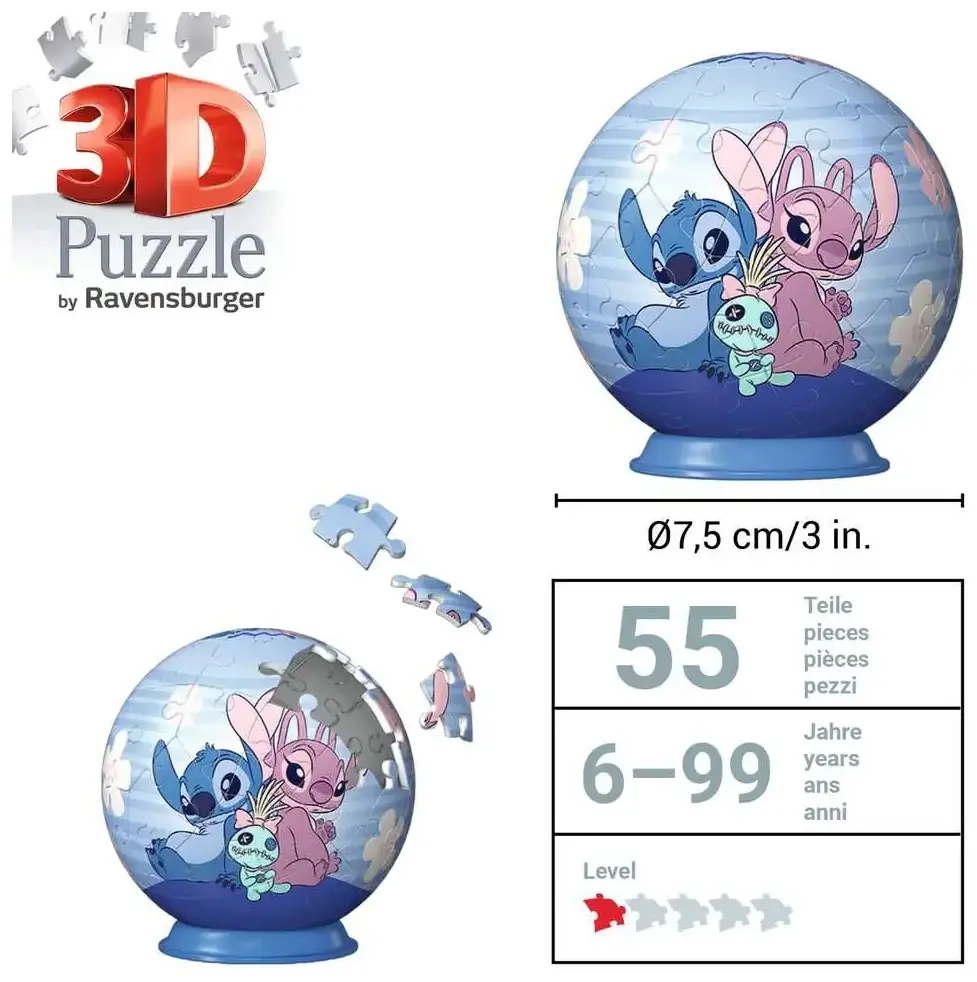 Disney | Stitch & Angel - Puzzle-Ball
