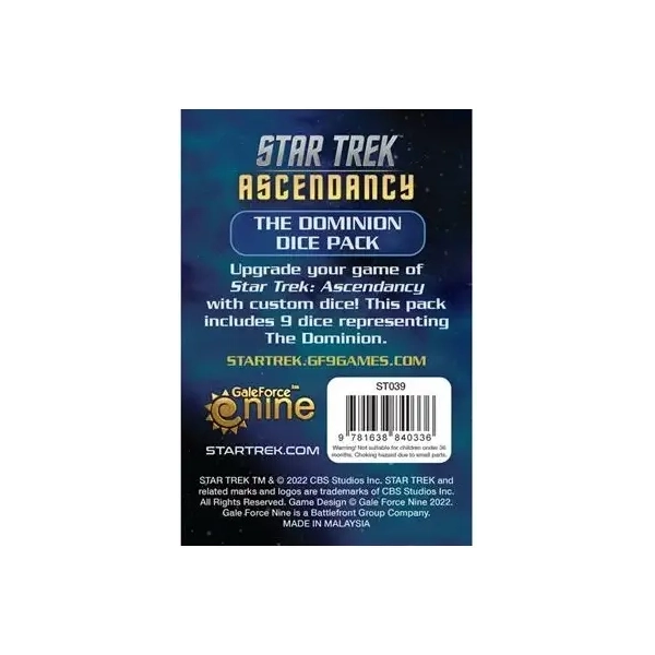 Star Trek Ascendancy: Dominion Dice Pack (x9)