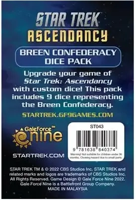 Star Trek Ascendancy: Breen Dice Pack (x9)