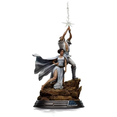 Luke and Leia Star Wars Deluxe Art Scale 1/10