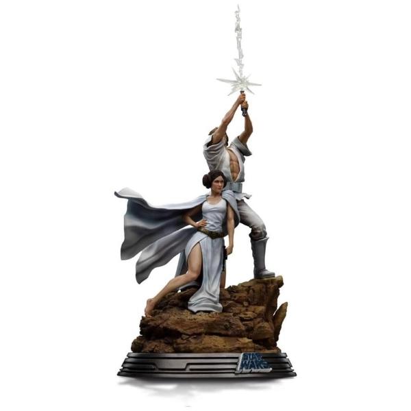 Luke and Leia Star Wars Deluxe Art Scale 1/10