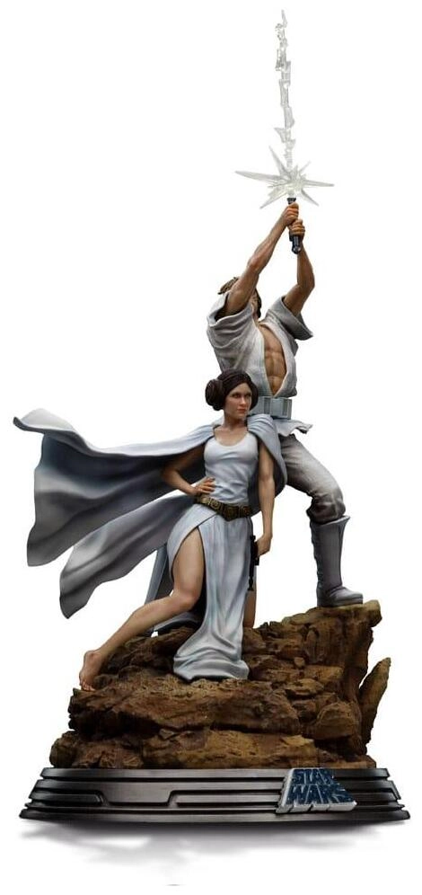 Luke and Leia Star Wars Deluxe Art Scale 1/10
