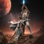 Luke and Leia Star Wars Deluxe Art Scale 1/10