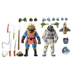 TMNT (Cartoon) – 7” Scale Action Figures - Space Adventure & Samurai Turtles 2 Pack