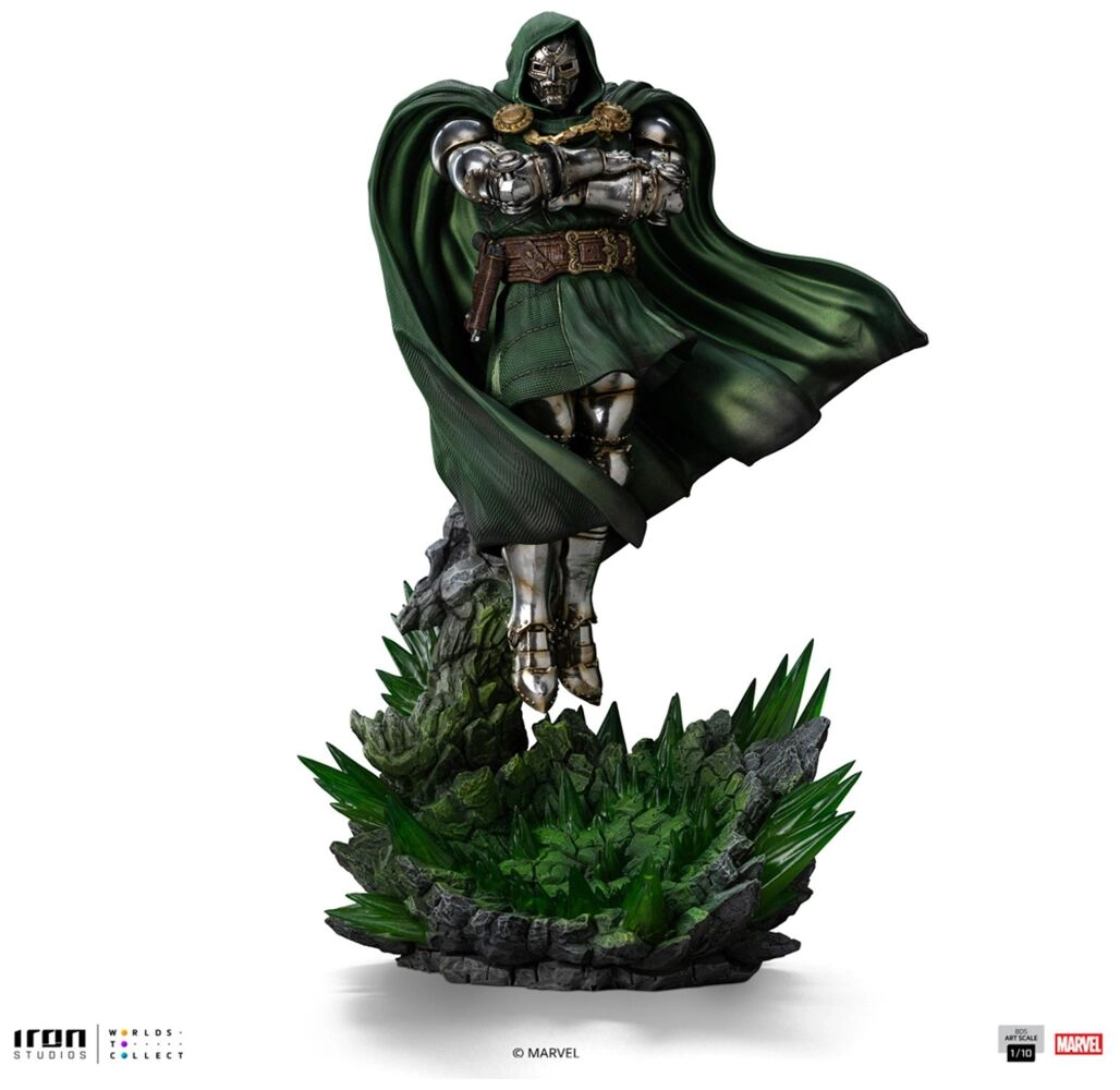 Doctor Doom Infinity Gauntlet Diorama Art Scale 1/10