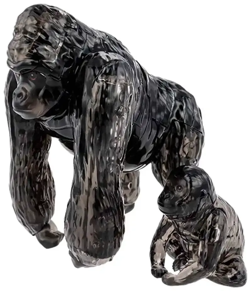 Crystal Puzzle: Gorillapaar (48 Teile)