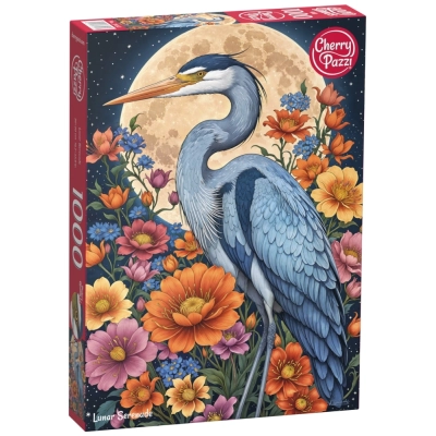 Vogel im Mondlicht