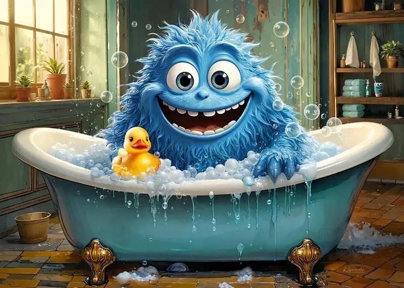 Planschen in der Wanne