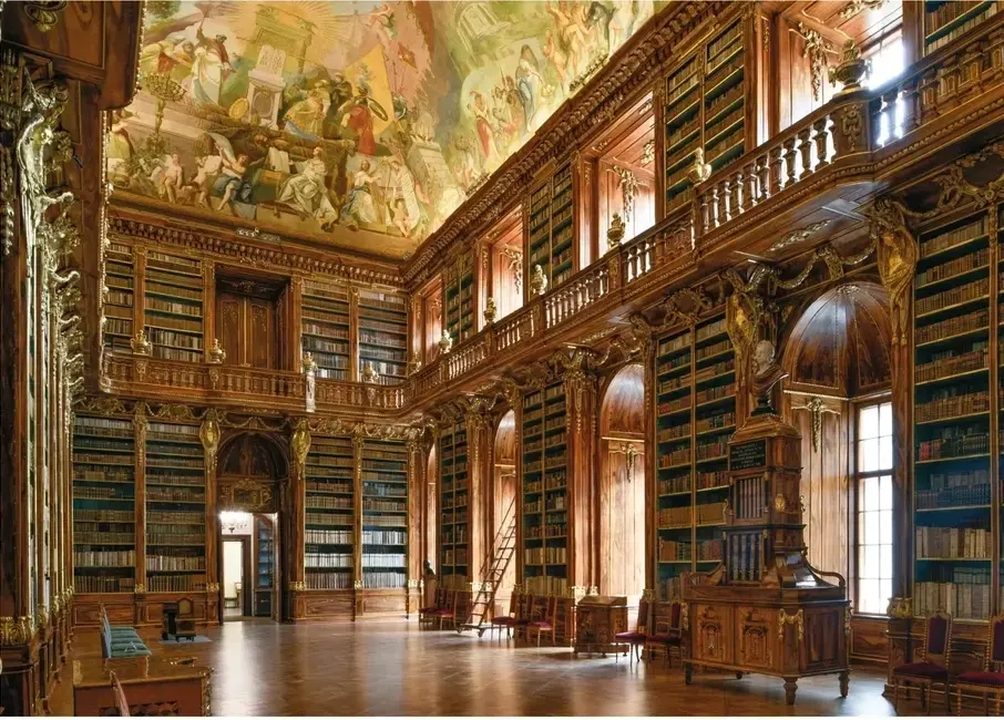 Philosophischer Saal in der Bibliothek von Strahov, Prag