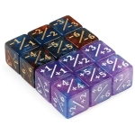 Positive/Negative Dice Counters Nebula/Twilight (12)
