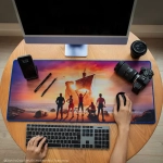 Desk Mat - Going Merry & Straw Hat Crew - One Piece Netflix