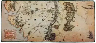 Desk Mat - Middle-earth Map - The Lord of the Rings
