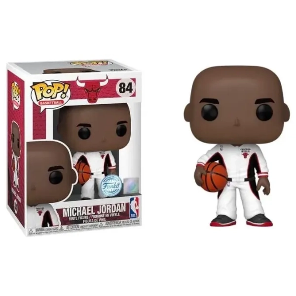 NBA - POP - Michael Jordan / Bulls White Warmup