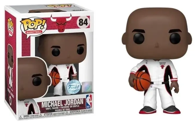 NBA - POP - Michael Jordan / Bulls White Warmup
