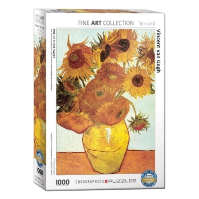 Zwölf Sonnenblumen in einer Vase - Vincent van Gogh