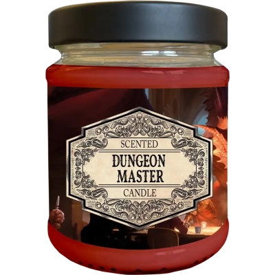 Scented Candle Dungeon Master with Surprise Dice