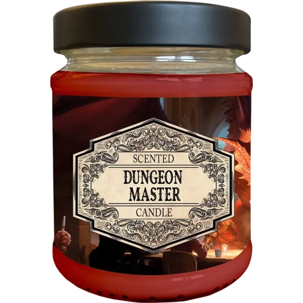 Scented Candle Dungeon Master with Surprise Dice