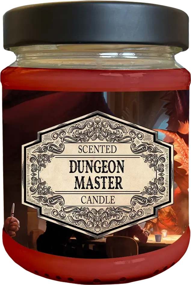 Scented Candle Dungeon Master with Surprise Dice