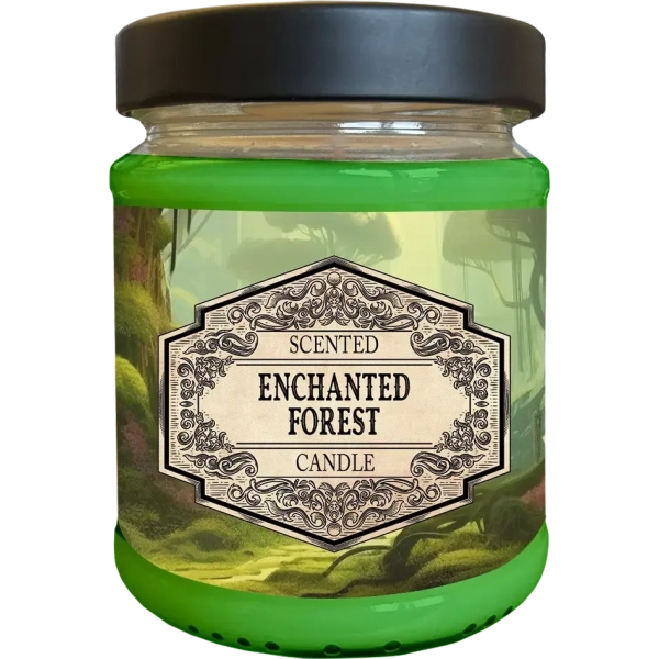 Scented Candle Enchanted Forest with Surprise Dice