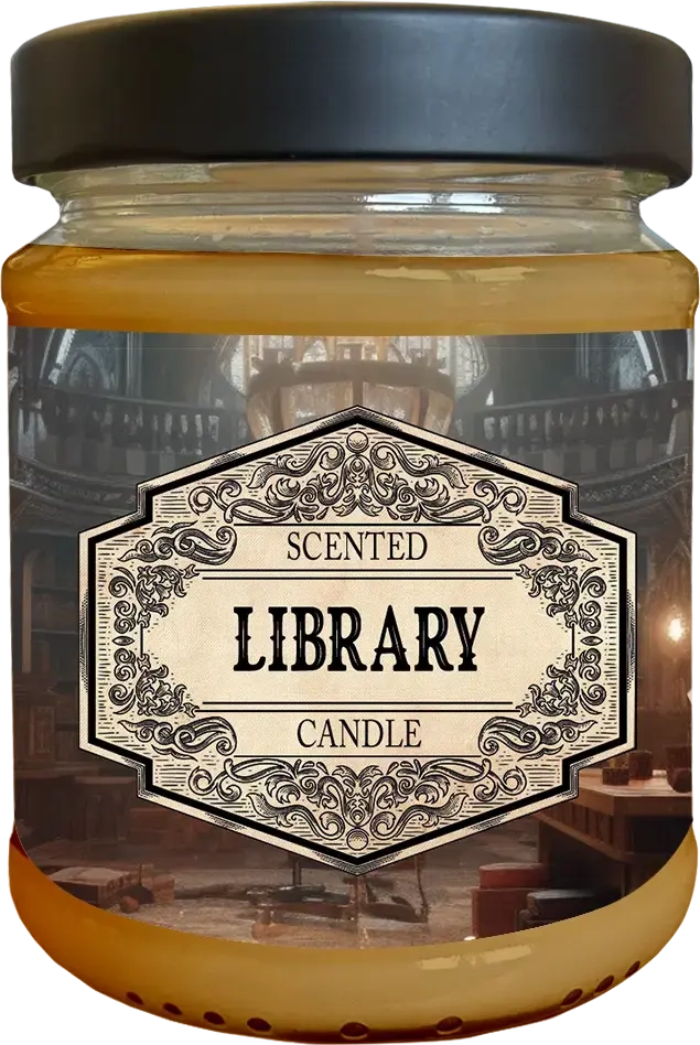 Scented Candle Library with Surprise Dice