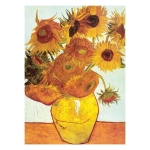 Zwölf Sonnenblumen in einer Vase - Vincent van Gogh