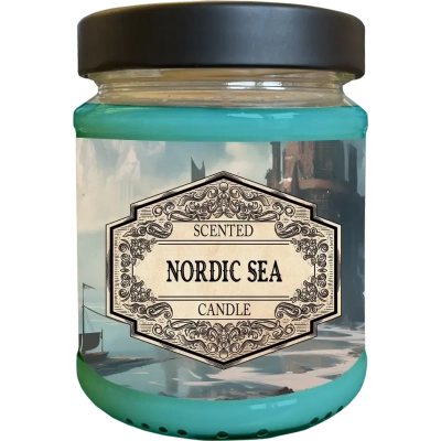 Scented Candle Nordic Sea with Surprise Dice