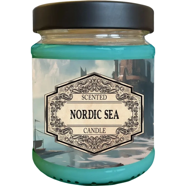 Scented Candle Nordic Sea with Surprise Dice