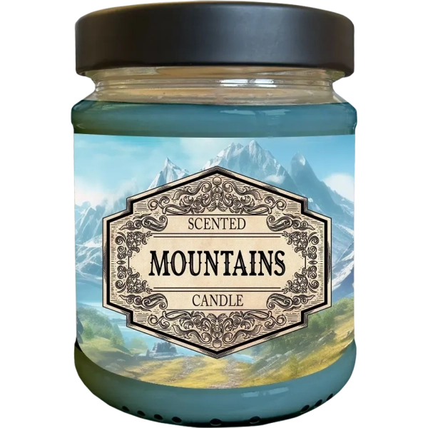 Scented Candle Mountains with Surprise Dice