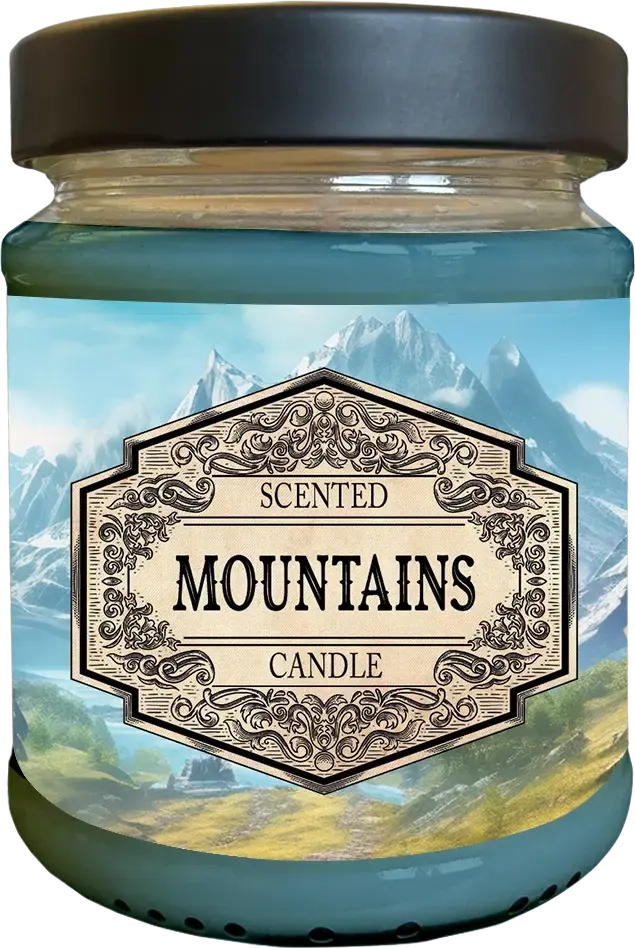 Scented Candle Mountains with Surprise Dice