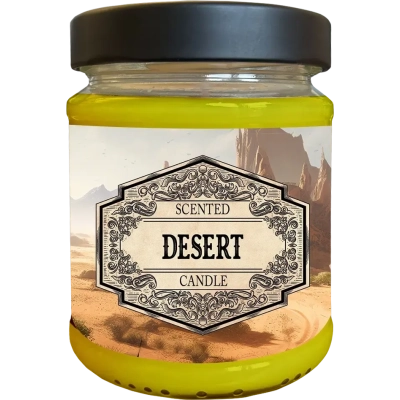 Scented Candle Desert with Surprise Dice