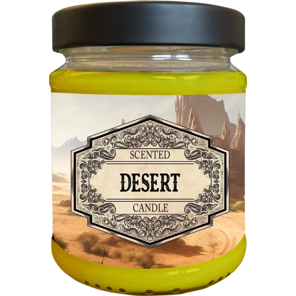Scented Candle Desert with Surprise Dice