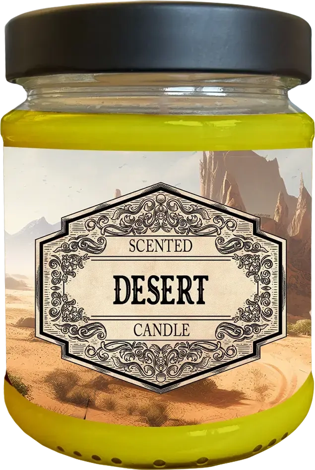 Scented Candle Desert with Surprise Dice