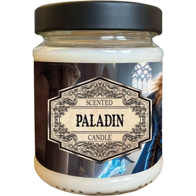 Scented Candle Paladin with Surprise Dice